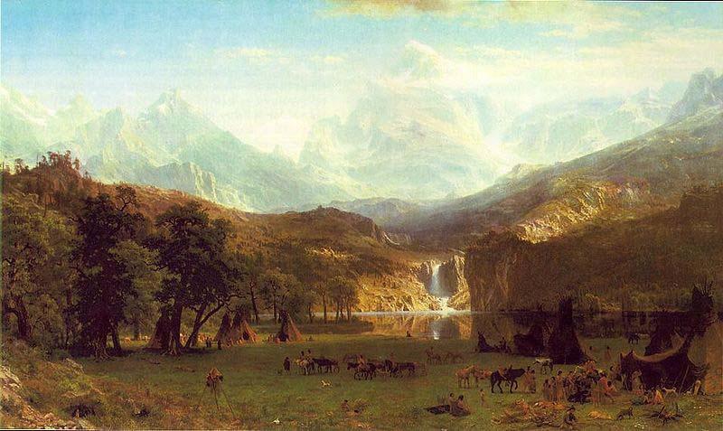 Albert Bierstadt The Rocky Mountains, Lander Peak China oil painting art
